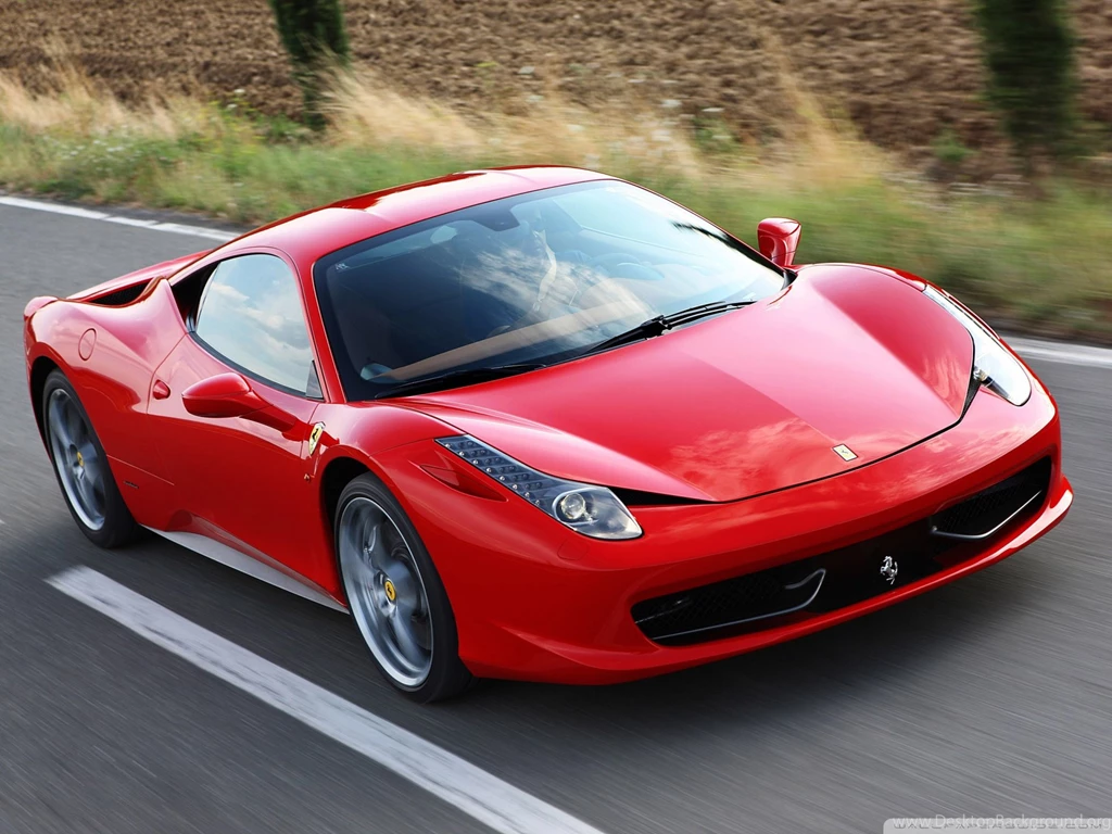 Red Ferrari 458 Italia HD Desktop Wallpapers : Widescreen : High ...