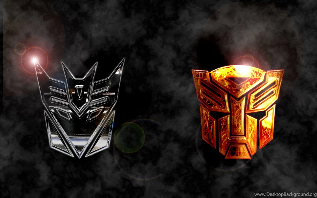 Transformers autobots vs decepticons logo wallpapers