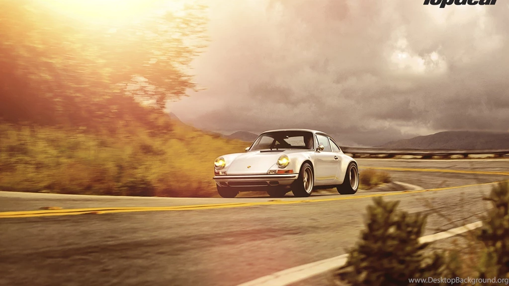 Clouds Cars Turn Roads Classic Cars Singer 911 Wallpapers ...