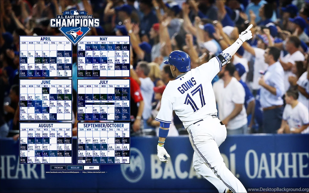 Blue Jays 2016 Schedule Wallpapers (OC) : Torontobluejays