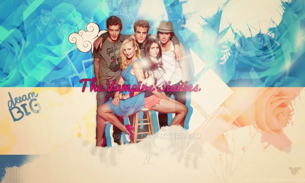 The Vampire Diaries Cast Backgrounds By Doxelle On DeviantArt