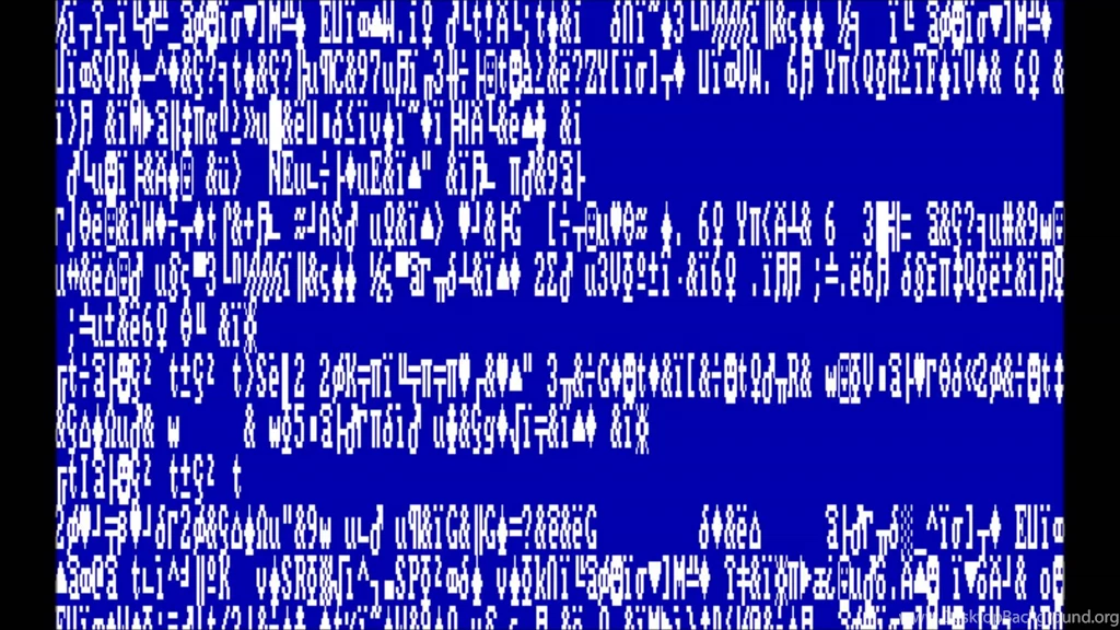 Windows 1.0 Blue Screen Of Death YouTube