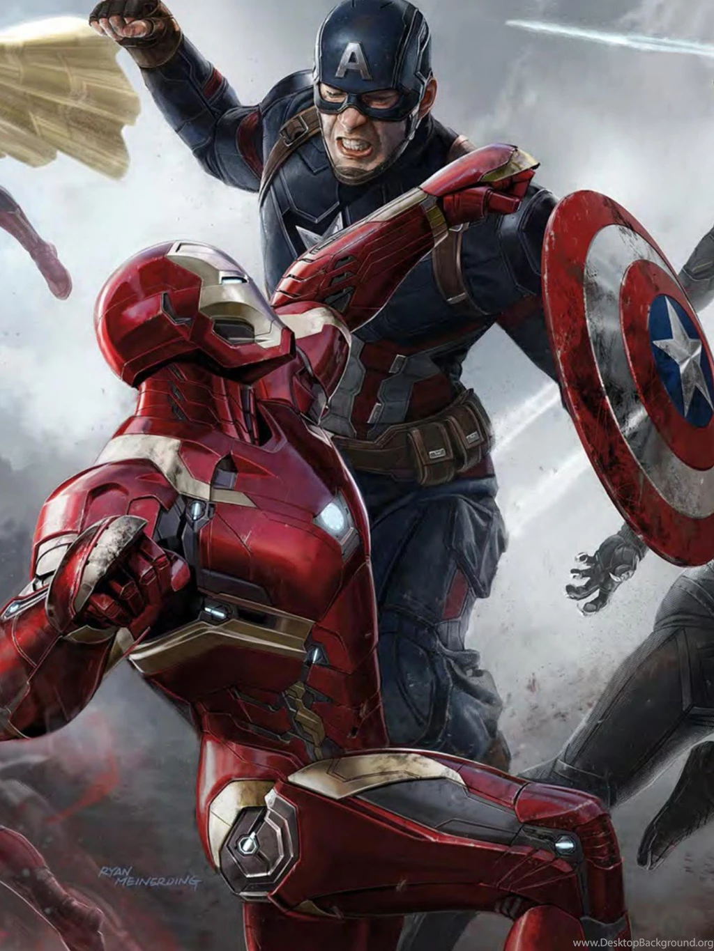 Download Captain America Civil War Concept Art Wallpapers Desktop ...