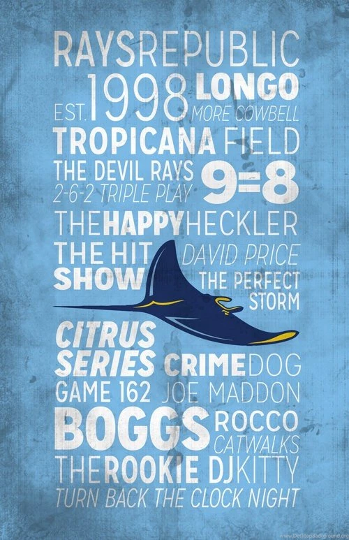 MLB 2015 Tampa Bay Rays Print Baseball Poster: I Have These ...