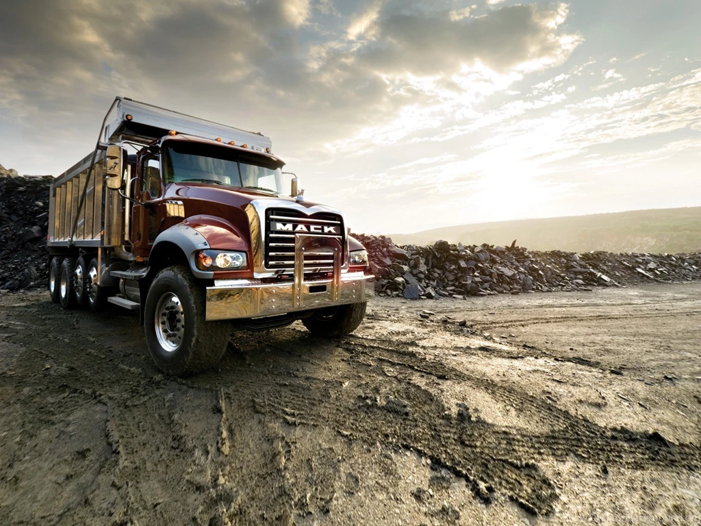 2002 Mack Granite 6x4 Dump Truck Semi Tractor Construction ...