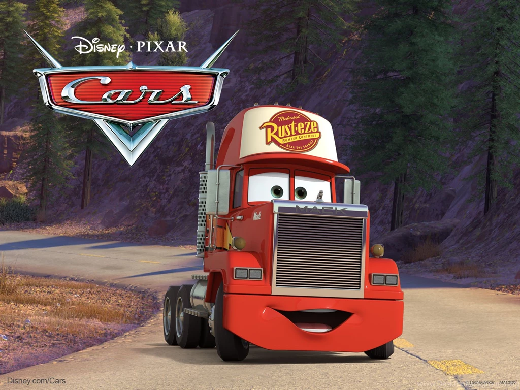 Mack The Truck From Disney Pixar's Movie Cars Desktop Wallpapers
