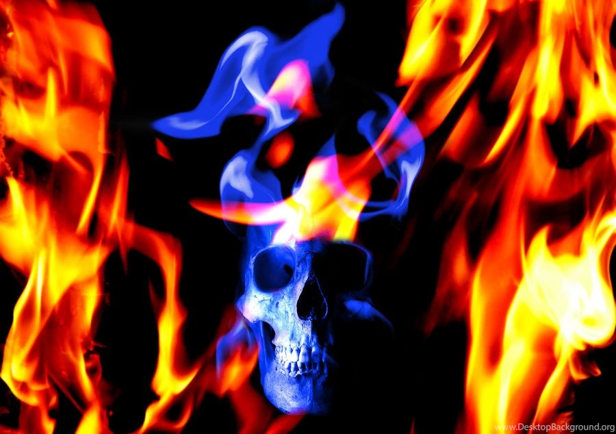 Flaming Skull By Pipherj On DeviantArt