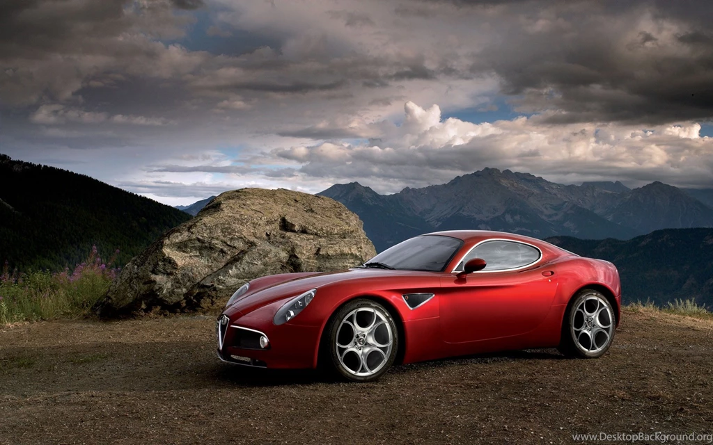 Alfa Romeo 8C Competizione Mountain Shot Desktop Wallpapers ...