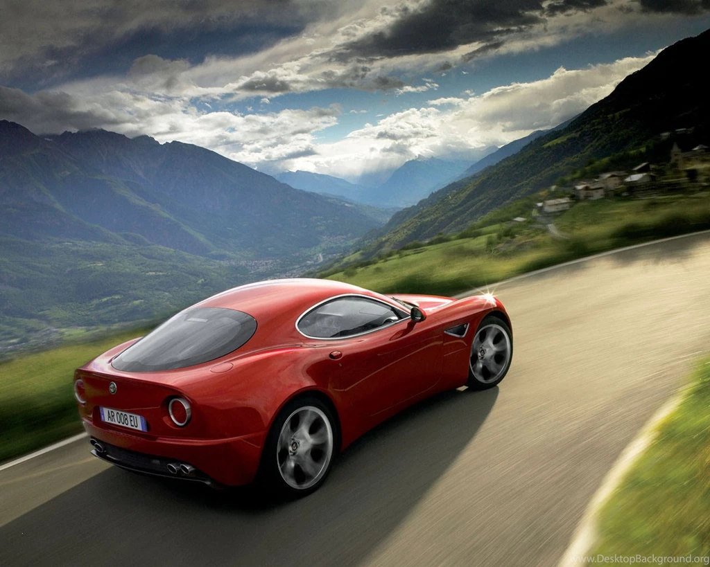 Desktop Wallpapers · Motors · Cars · Alfa Romeo 8C