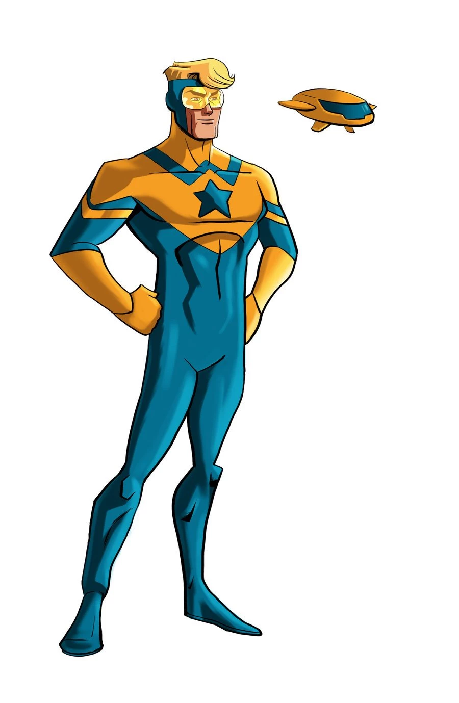Booster Gold New By Benjaminjuan On DeviantArt