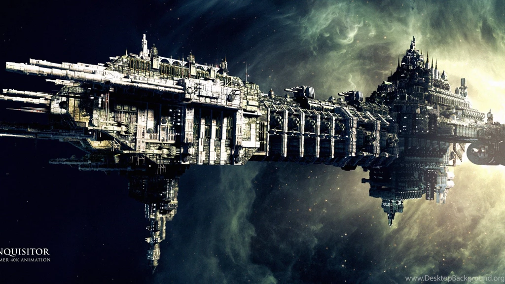 1920x1080 Battle Barge, Nebula, Coteaz, Space, Warhammer 40k ...