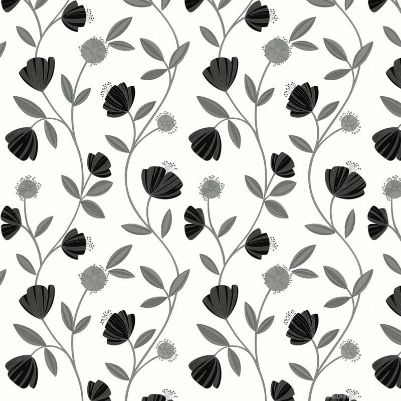 Capri Grey White Wallpaper, Grey Wallpaper, Buy Wallpapers Online
