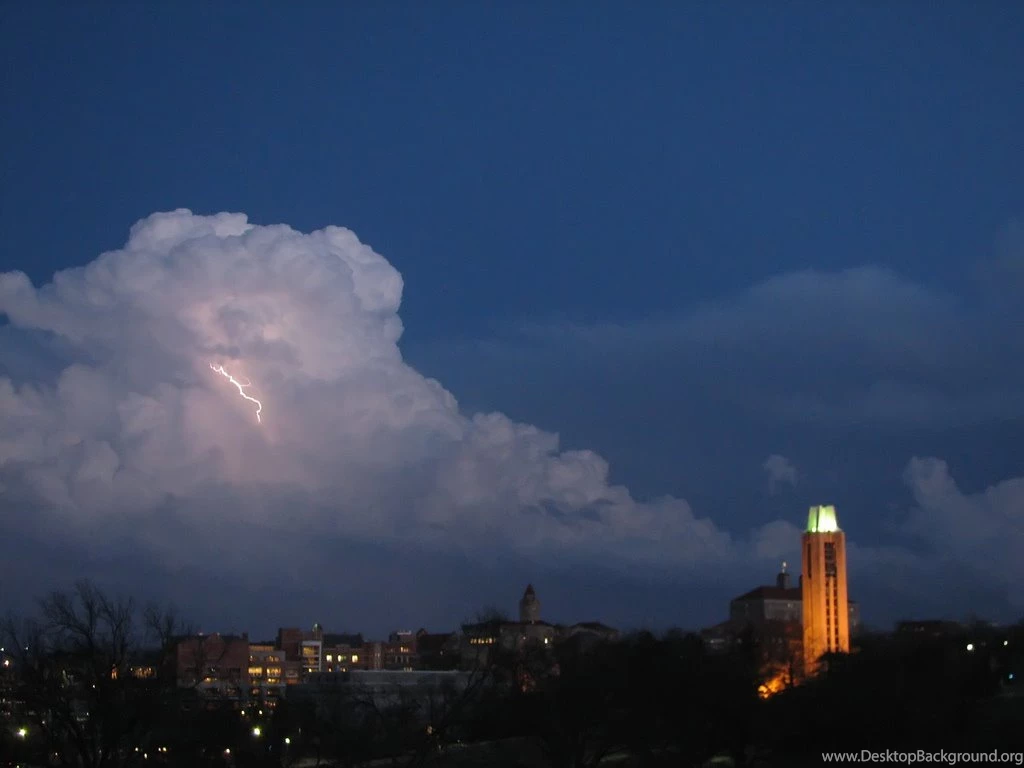 Storm Over The University Of Kansas