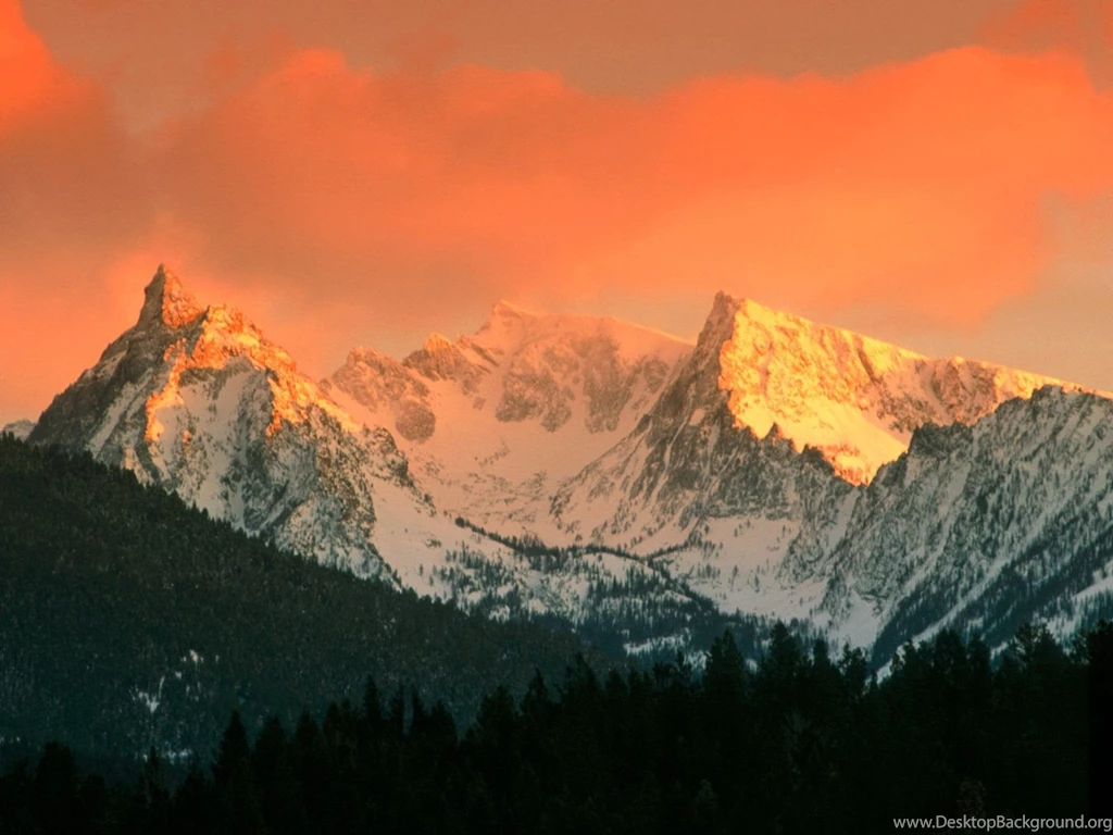 Trapper Peak Montana Wallpaper.