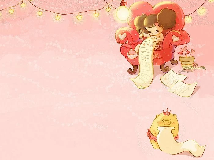 Lovely Ddung Doll Illustration Wallpapers 8 Wallcoo.net