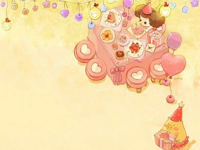 Lovely Ddung Doll Illustration Wallpapers 7 Wallcoo.net