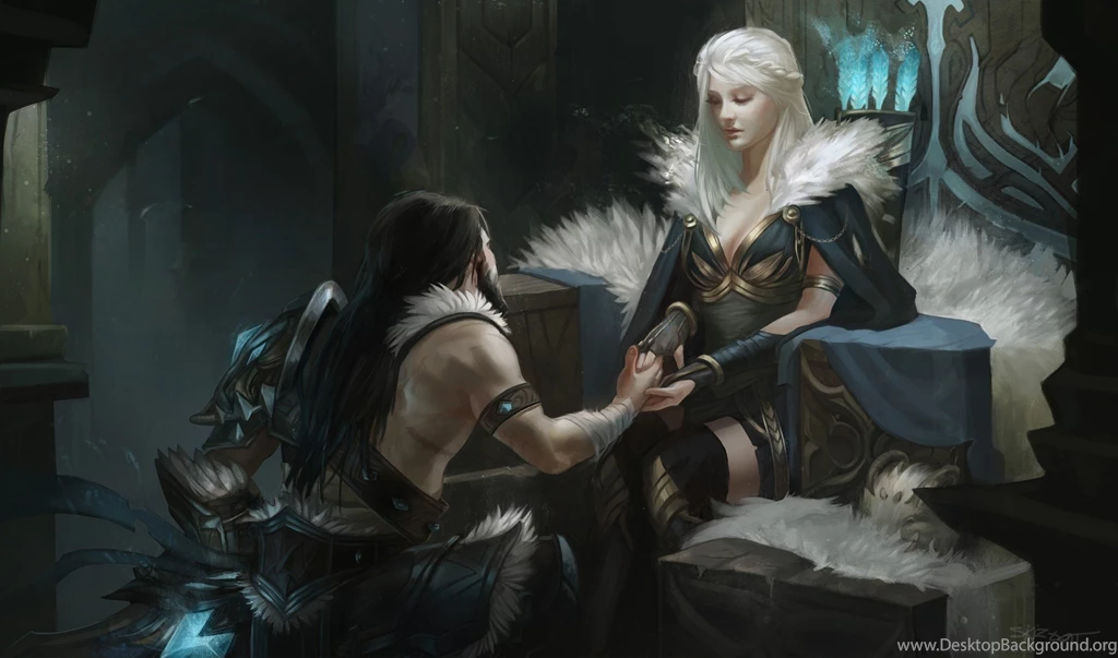 Ashe & Tryndamere Fan Art League Of Legends Wallpapers