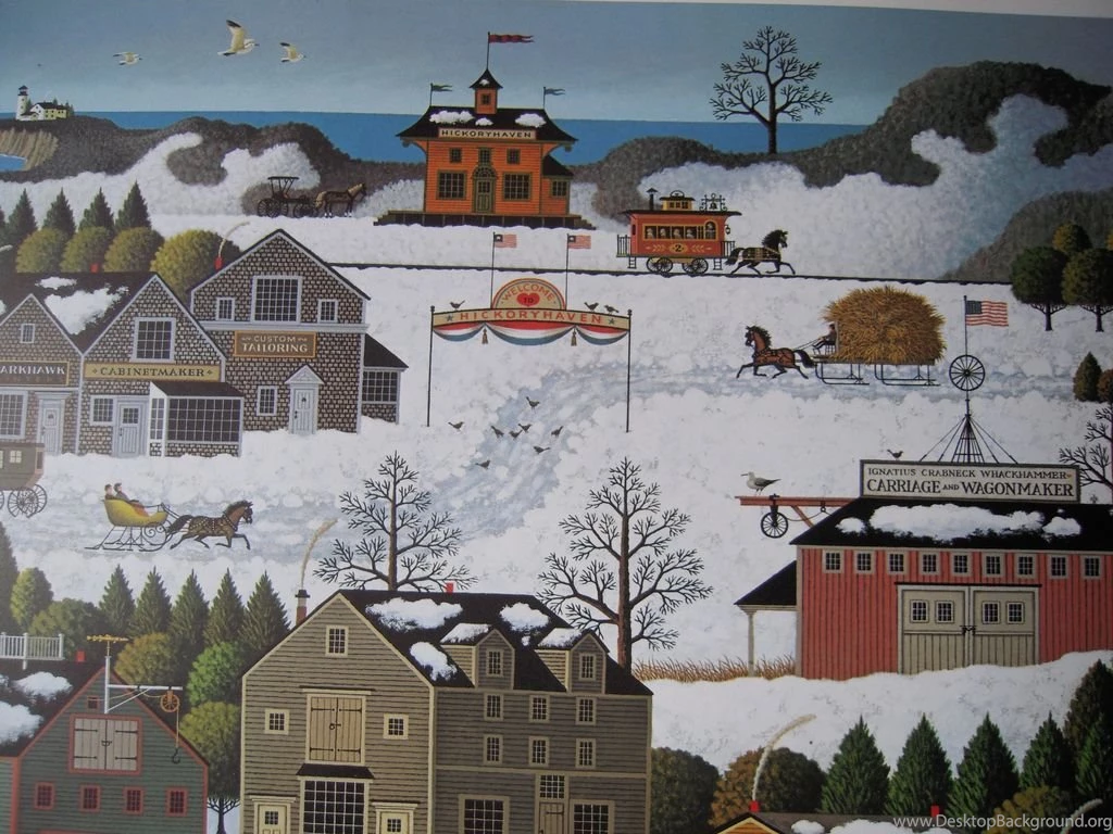 1986 Hickoryhaven Canal S/N Print By Charles Wysocki From ...
