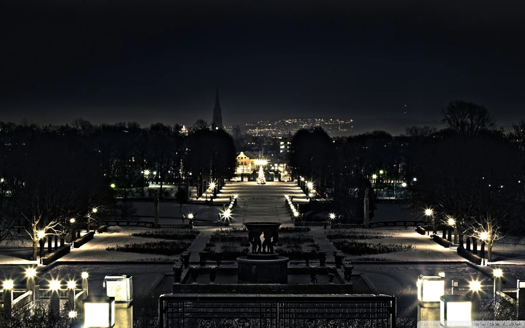 City Winter Night HD Widescreen Wallpapers HD Wallpapers Source ...
