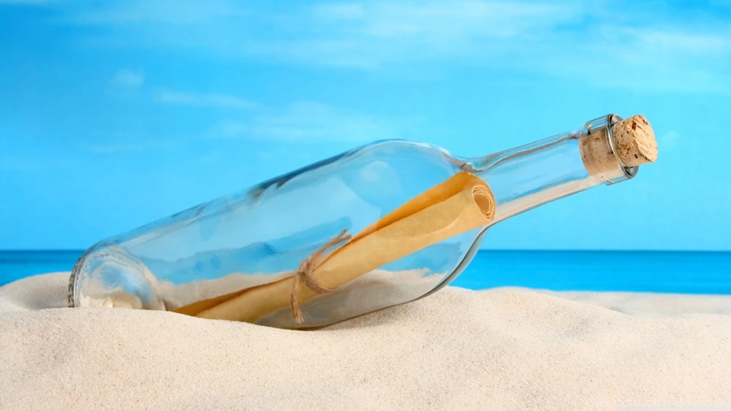 Message Bottle HD Desktop Wallpapers : High Definition : Fullscreen ...