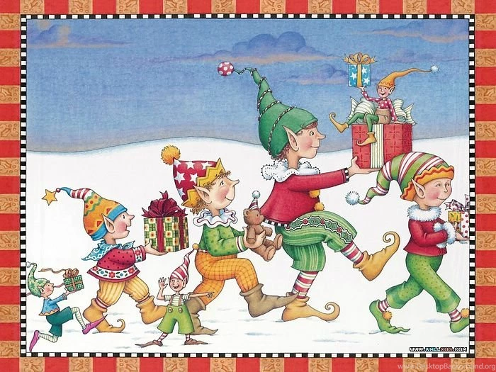 Christmas Elf Art Wallpapers Christmas Elf Picture 13 Wallcoo.net