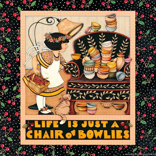 Chair Of Bowlies By Mary Engelbreit
