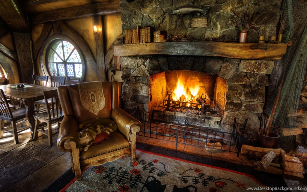 Green Dragon Interior Design, Hobbiton, New Zealand Widescreen ...