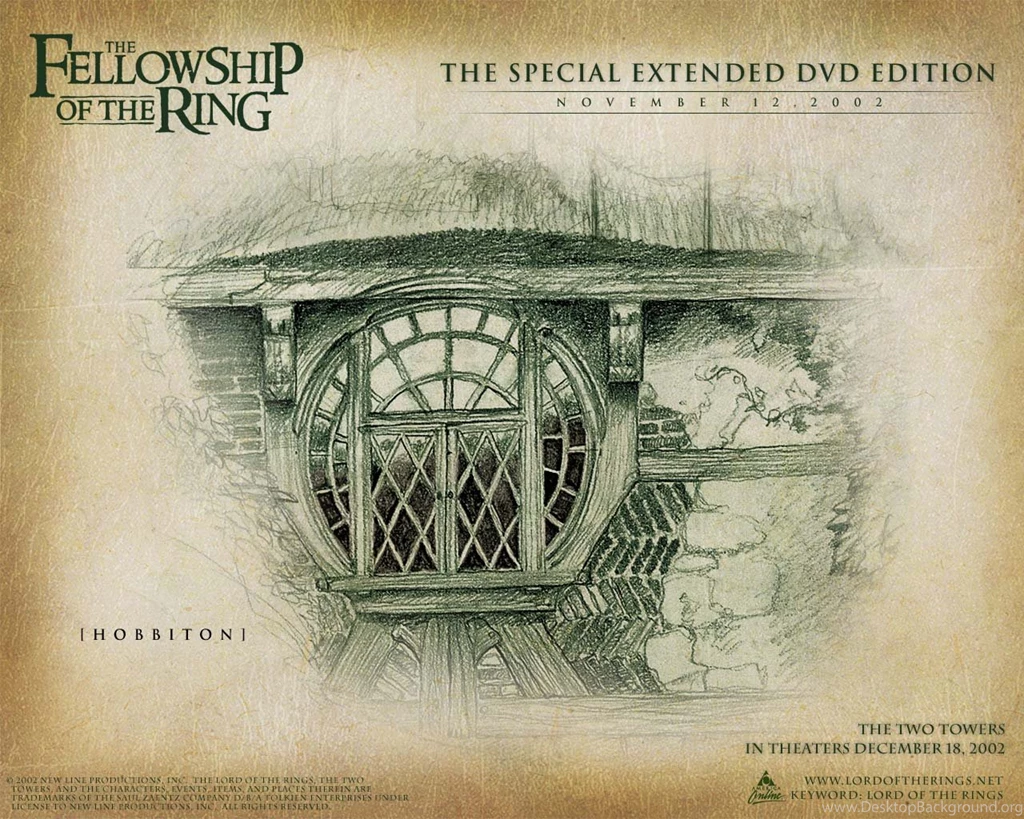 Free Desktop Wallpaper, Hobbiton