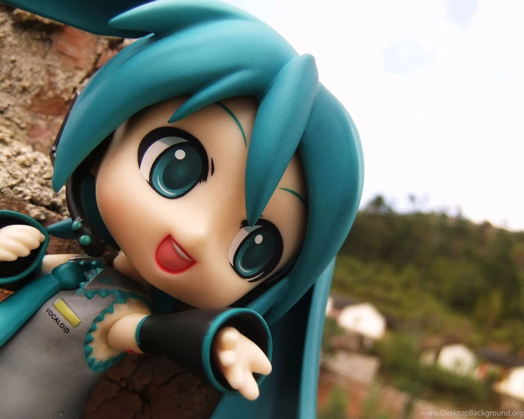 Download Cute Hatsune Miku Figure Android Phone Wallpapers 1600 X ...
