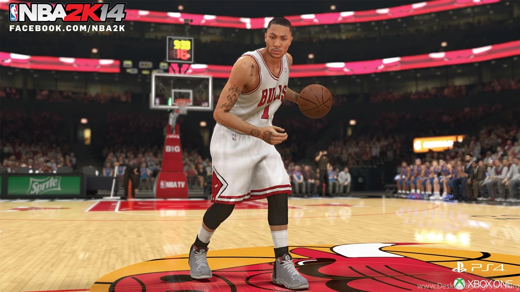 Derrick Rose, Chicago Bulls, NBA 2K14 1920x1080 Full HD 16/9 ...