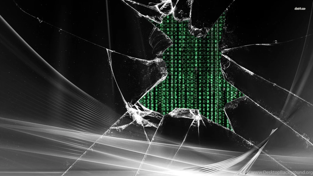Wallpapers Matrix Within Broken Window X 1920x1080