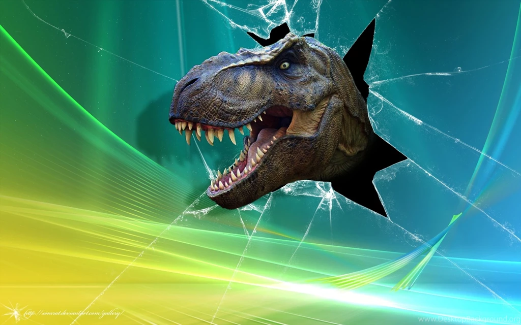 High Resolution Cracked Broken Screen Dinosaur Wallpapers HD Full ...