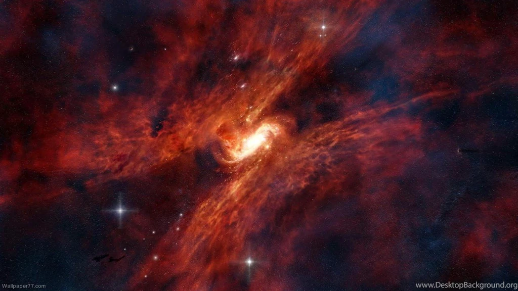 Full Red Galaxy Wallpapers