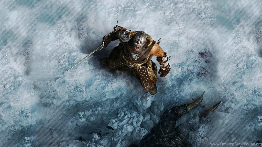 Download Wallpapers 3840x2160 The Elder Scrolls, Warrior, Scream ...