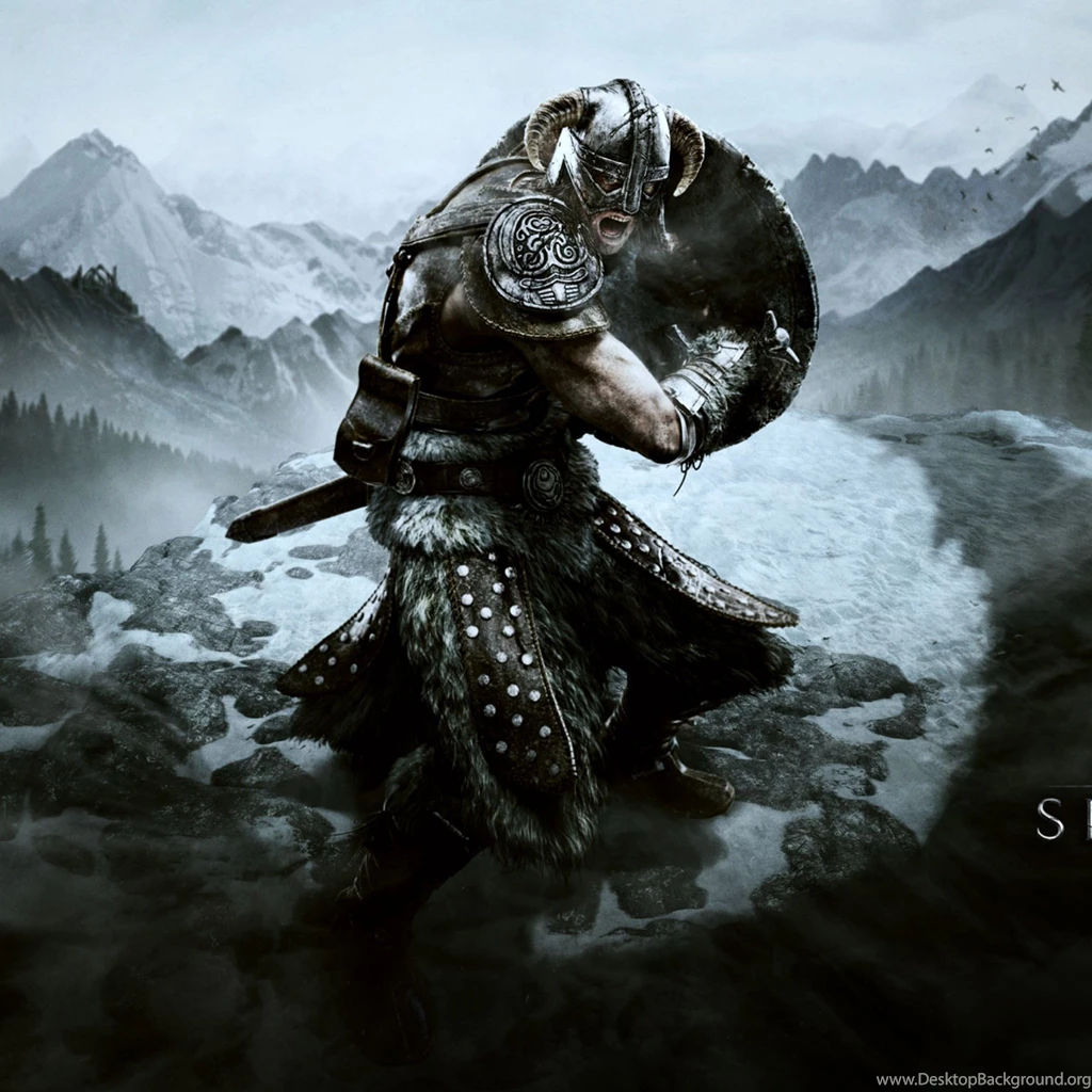 New iPad Air, 4, 3, iPad Mini Retina Skyrim Wallpapers HD, Desktop ...
