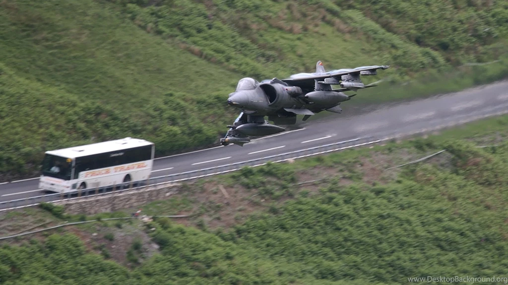 Wallpapers Qout Harrier Low Pass Fighter Jet Lowpass Military ...