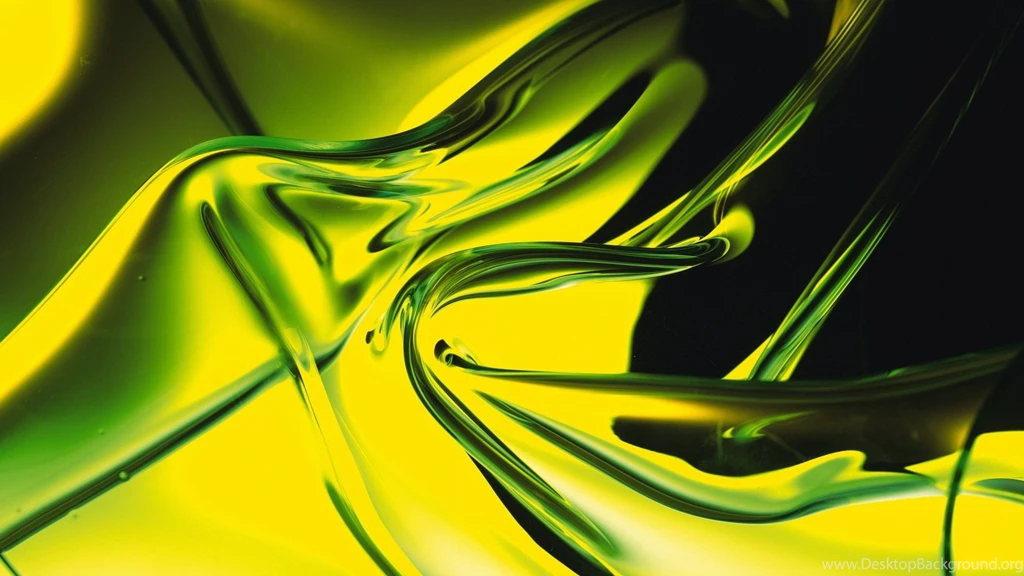 Green Abstract Yellow Wallpapers