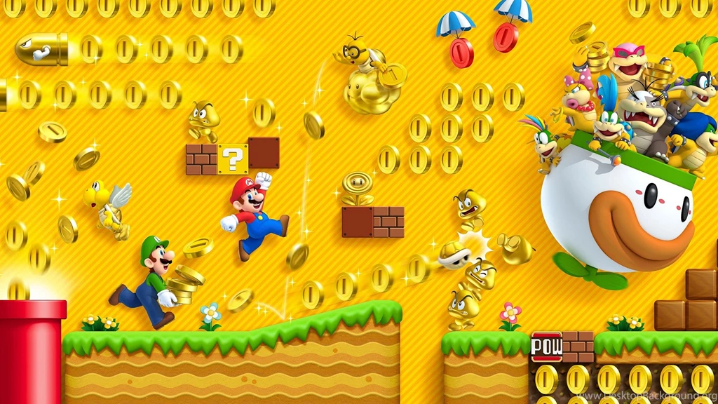 Wallpapers Super Mario Bros Wii U De Parede E Temas Para Facebook ...
