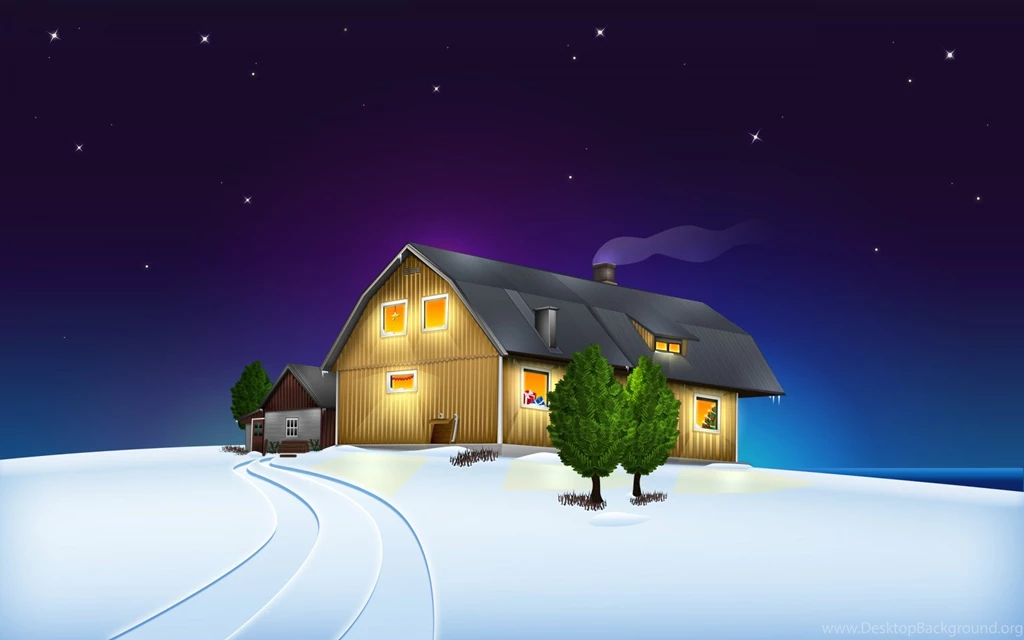 Snow House Desktop Wallpapers HD Wallpaper Backgrounds Of Your ...