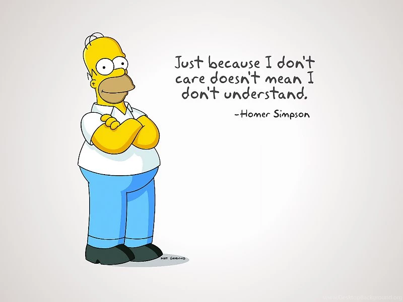 Homer Simpson Funny Quote Pics Free Desktop Backgrounds And Wallpapers