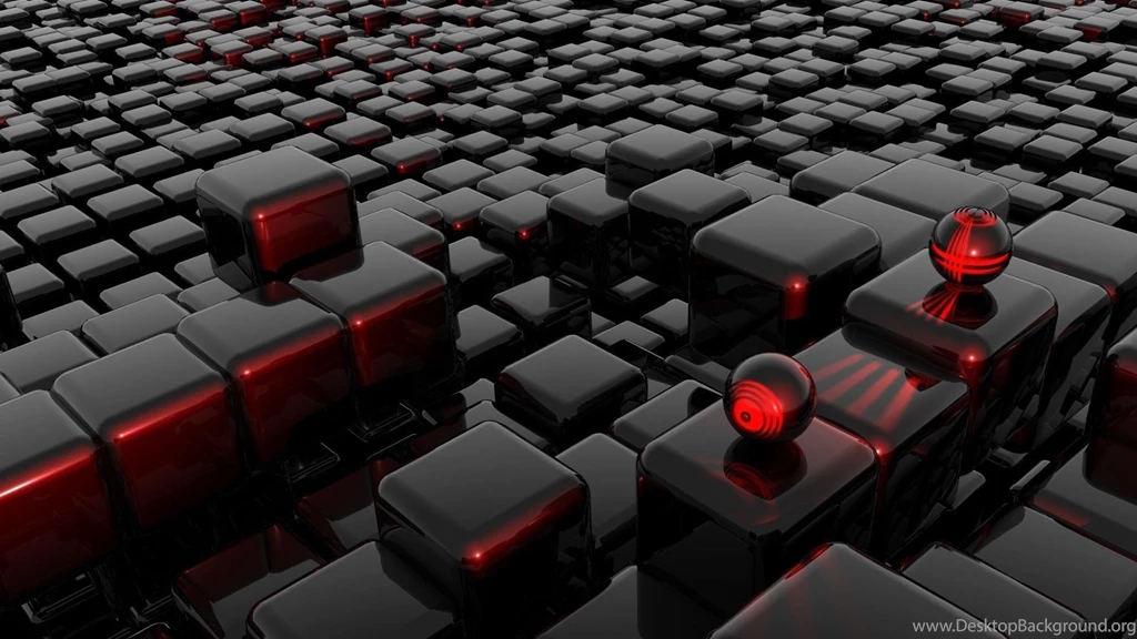 3 Dimensional: Black Storage Cubes, Picture Nr. 42472