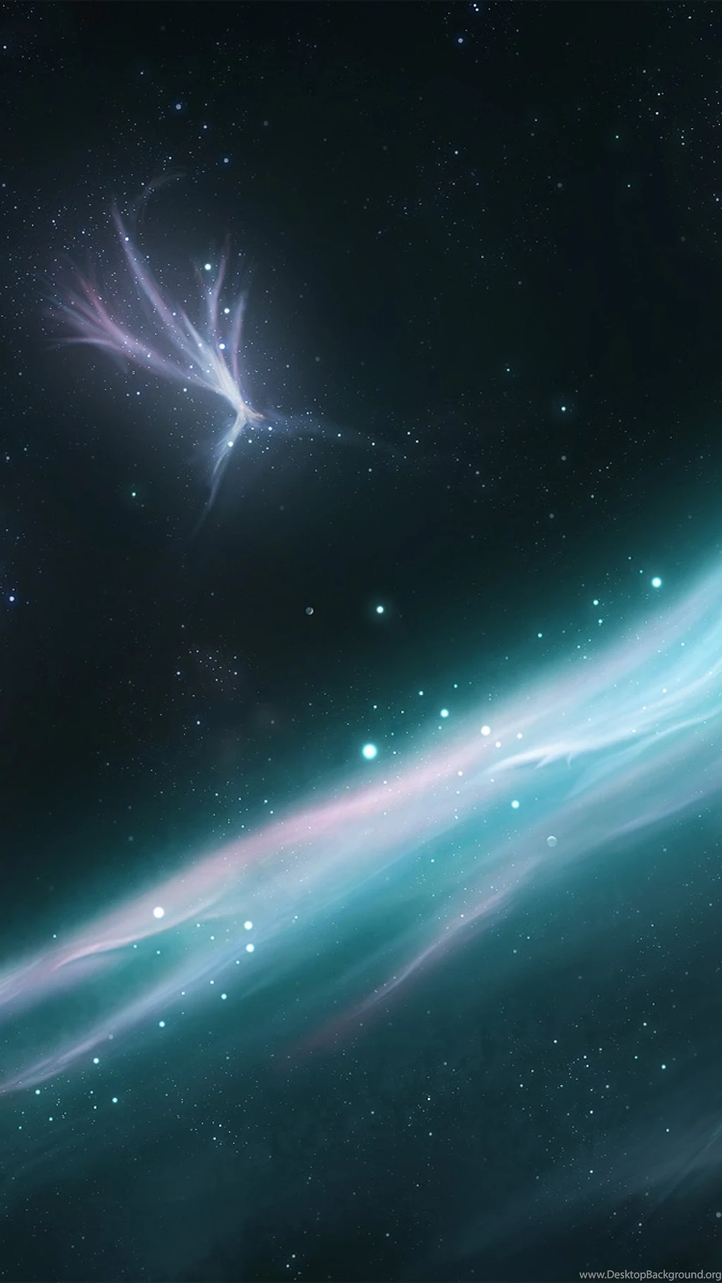 3D Space Scene S4 Wallpapers