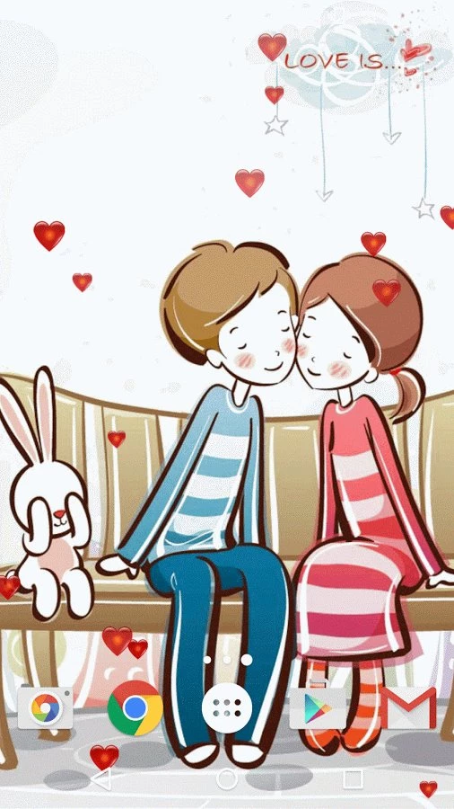Cartoon Love Live Wallpapers Android Apps On Google Play