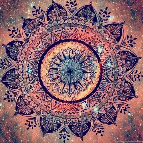Mandala, Galaxy, Space, Wallpaper, Indie, Relax Image