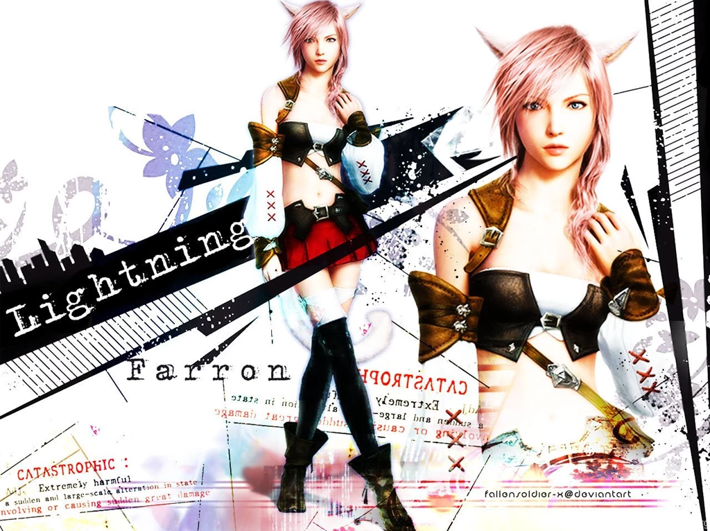 DeviantArt: More Like Lightning Farron Wallpapers By FallenSoldier X