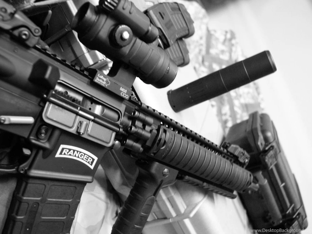 Rifles Weapons Ar 15 Larue Tactical Suppressor Aimpoint