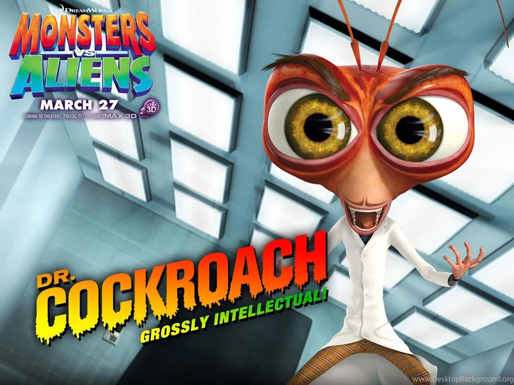 Desktop Wallpapers · Gallery · Cartoons · Monsters Vs Aliens Real ...