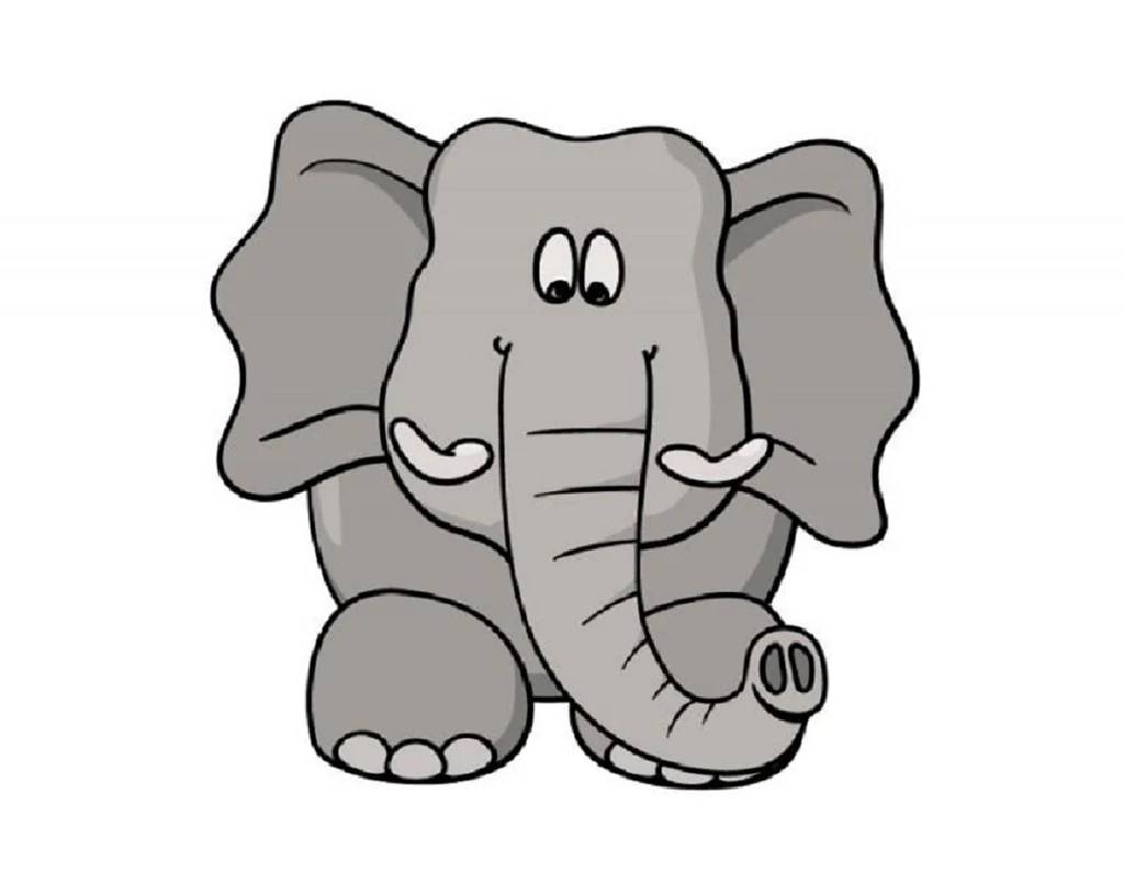 Elephant Coloring Cartoon Drawing Free Wallpapers