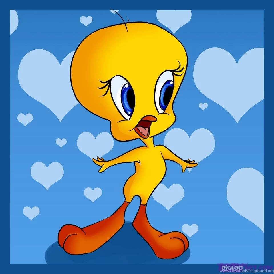 Baby Tweety Bird Cartoon Drawing And Coloring For Kids