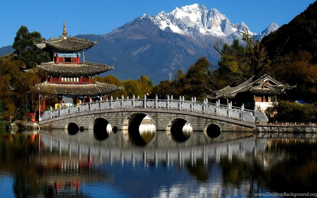 Japanese Lake Reflections Windows 8 Wallpapers